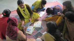 Literacy classes with girls of Balika Grah Kota