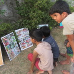 Artlab on Plastic waste at Parshwanath Colony Kota