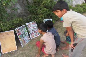 Artlab on Plastic waste at Parshwanath Colony Kota