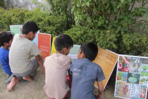 Artlab on Plastic waste at Parshwanath Colony Kota